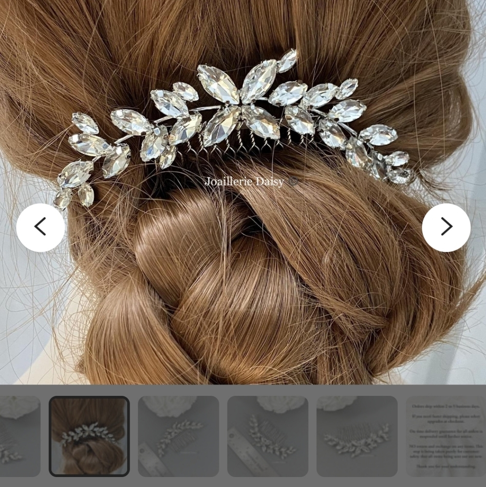 NWT Never Worn Bridal Hair Comb